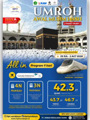 UMROH AWAL MUSIM 1448H – PAKET RUBY