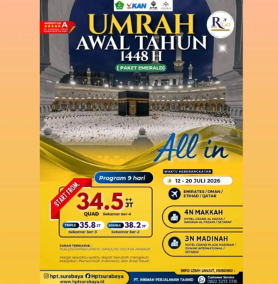 UMROH AWAL TAHUN 1448H – PAKET EMERALD